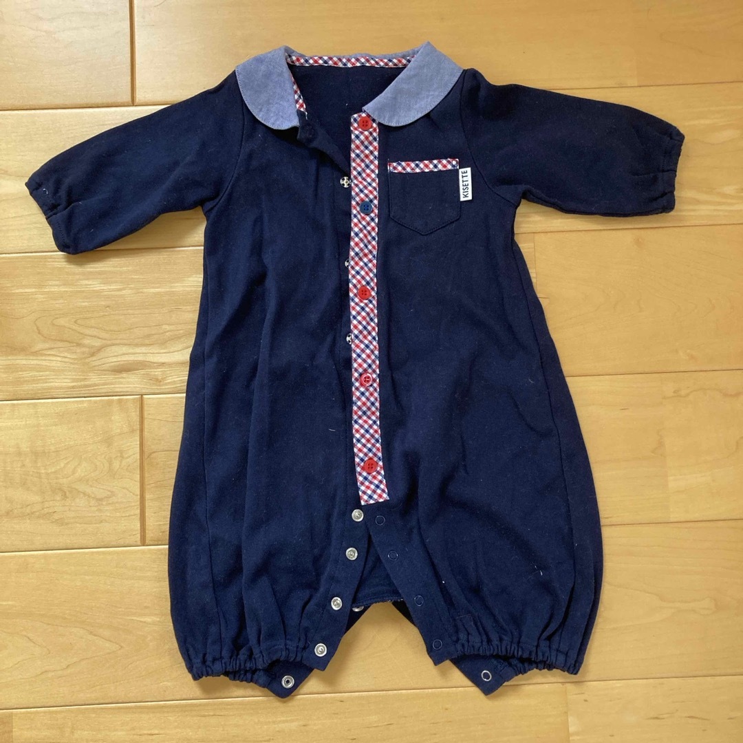 KISETTE(キセット)のロンパース キッズ/ベビー/マタニティのベビー服(~85cm)(ロンパース)の商品写真