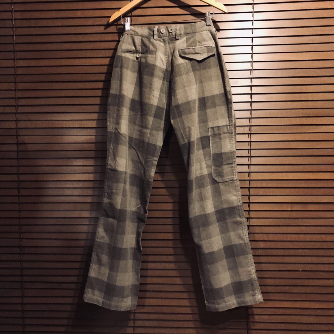 WOOLRICH(ウールリッチ)のWOOL RICH / ウールリッチ　コーデュロイパンツ　ブロックチェック メンズのパンツ(チノパン)の商品写真