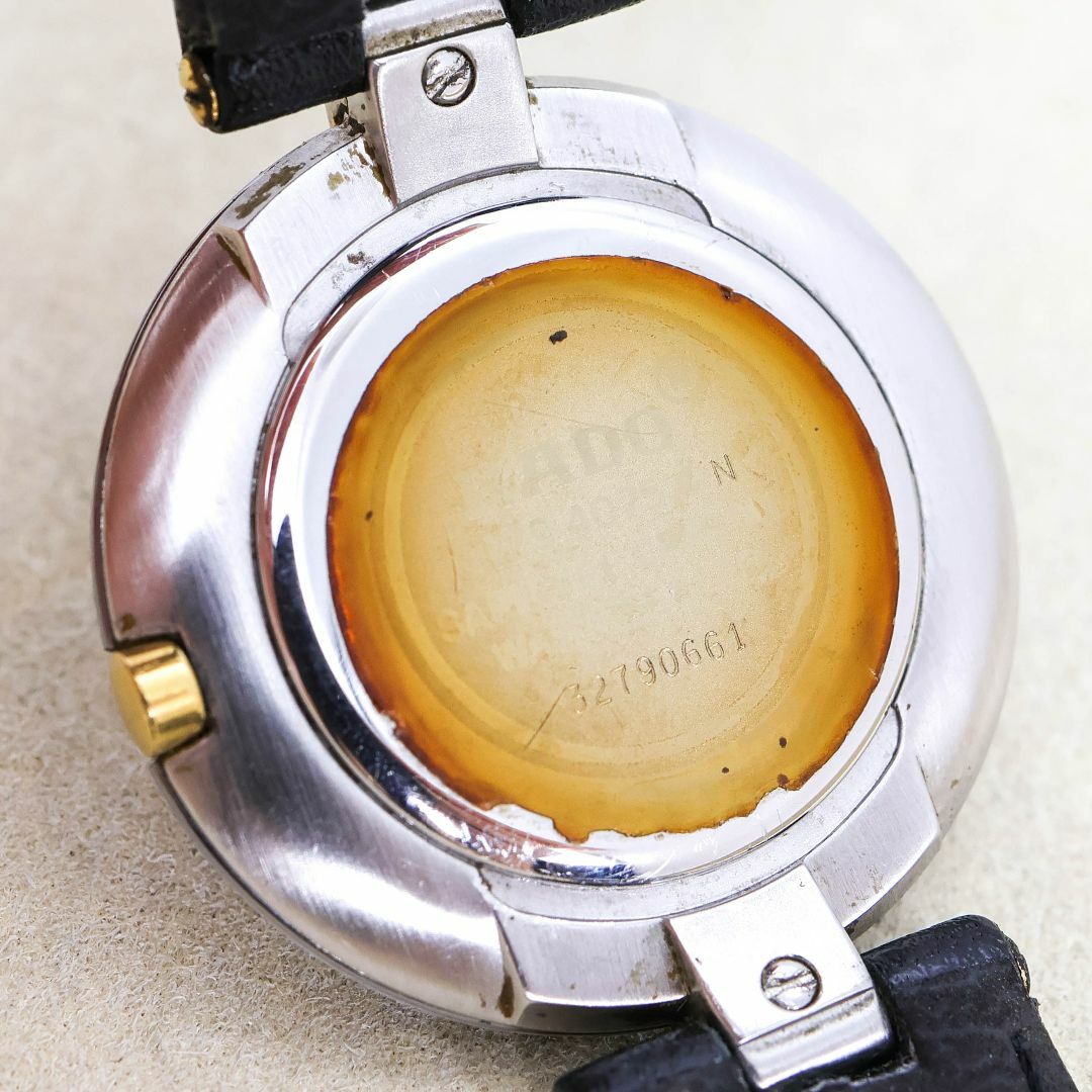 RADO - 稼働 RADO 腕時計 黒色文字盤 クポール サファイアガラス RADO - 稼働 RADO 腕時計 黒色文字盤 クポール サファイアガラス