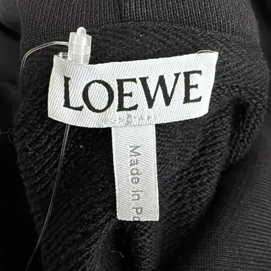 LOEWE - LOEWE(ロエベ) パーカー サイズXS レディース美品 - 黒 LOEWE - LOEWE(ロエベ) パーカー サイズXS レディース美品 - 黒