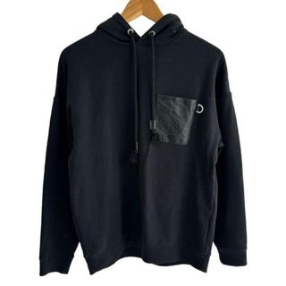 LOEWE - LOEWE(ロエベ) パーカー サイズXS レディース美品 - 黒 LOEWE - LOEWE(ロエベ) パーカー サイズXS レディース美品 - 黒