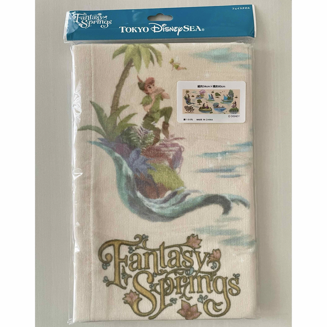 Disney - ファンタジースプリングス フェイスタオル ディズニー Disney - ファンタジースプリングス フェイスタオル ディズニー