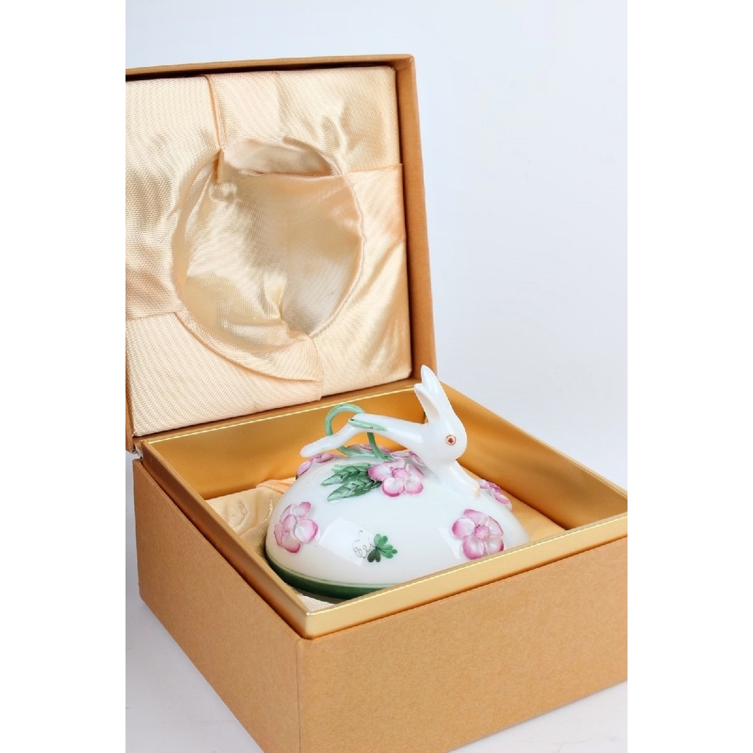 Herend - ヘレンド ウィーンの薔薇 タマゴボックス ヨコウサギ Herend - ヘレンド ウィーンの薔薇 タマゴボックス ヨコウサギ