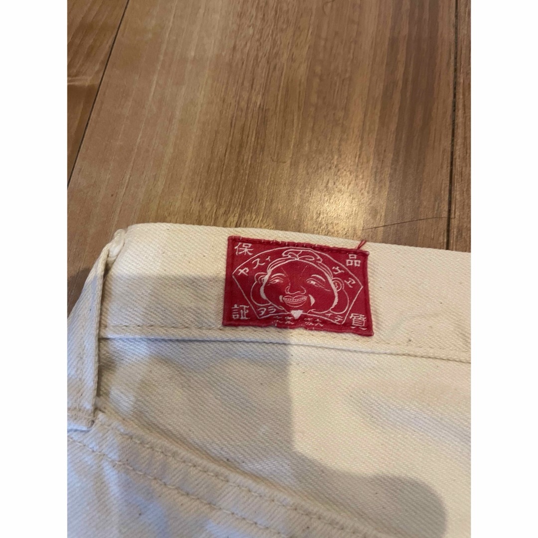 EVISU - サイズ3 ヤマネ デカ耳 ハヤオキ 生成り チノパン EVISU - サイズ3 ヤマネ デカ耳 ハヤオキ 生成り チノパン