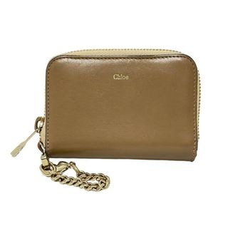 Chloe - Chloe(クロエ) コインケース - ブラウン×ゴールド Chloe - Chloe(クロエ) コインケース - ブラウン×ゴールド