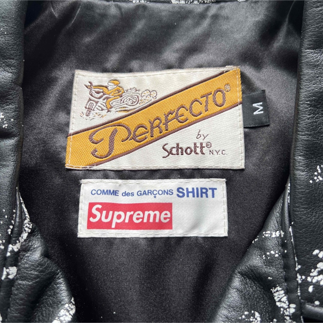Supreme - Supreme Comme des Garcons Schott ライダースの通販 Supreme - Supreme Comme des Garcons Schott ライダースの通販