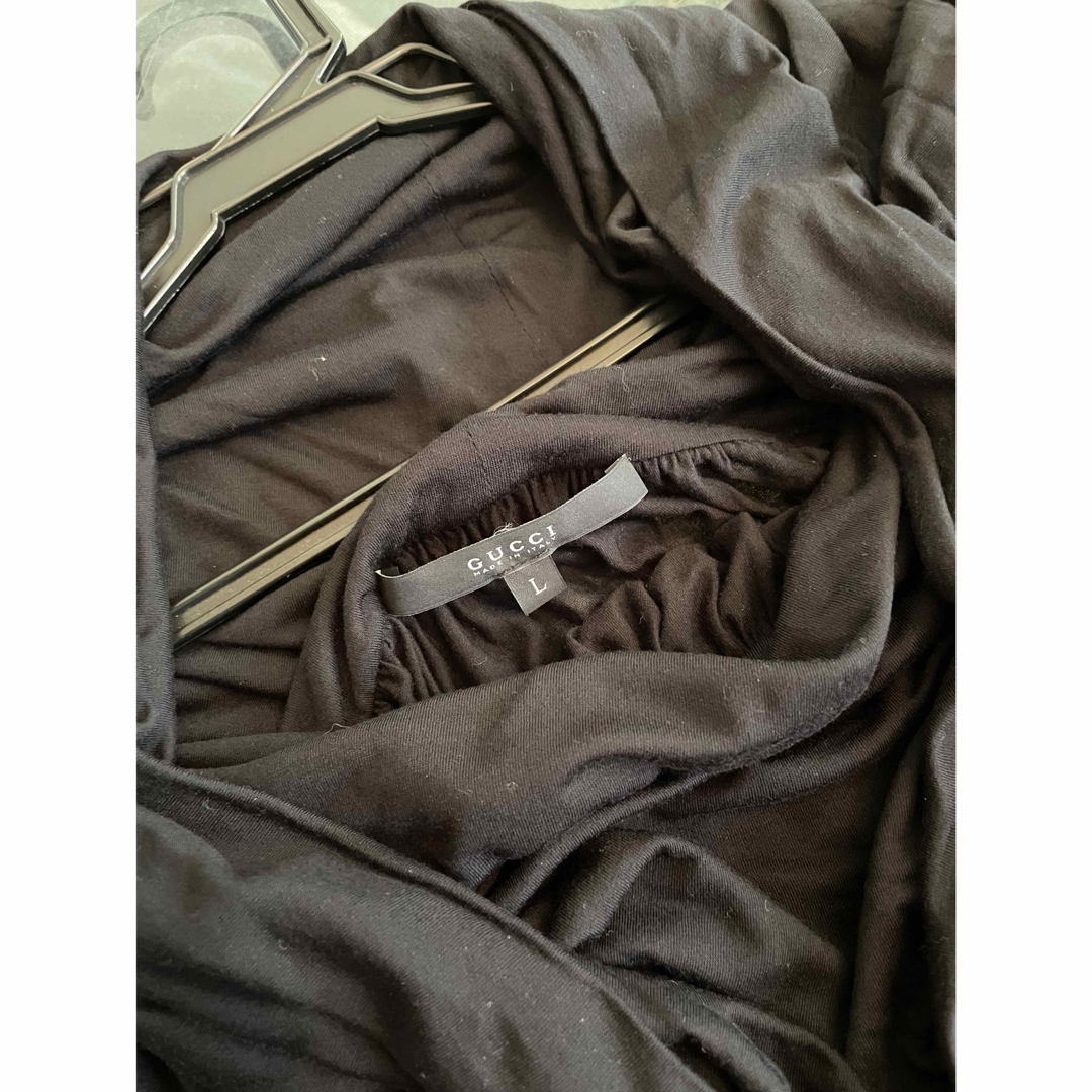 GUCCI - GUCCIグッチ 黒ワンピース チュニック Lサイズの通販 by GUCCI - GUCCIグッチ 黒ワンピース チュニック Lサイズの通販 by