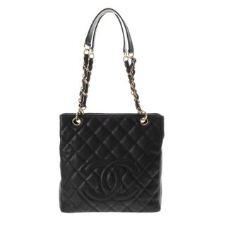 シャネル(CHANEL)の中古 シャネル CHANEL A20994 8番台 レディース トートバッグ マトラッセ ブラック キャビアスキン(トートバッグ)
