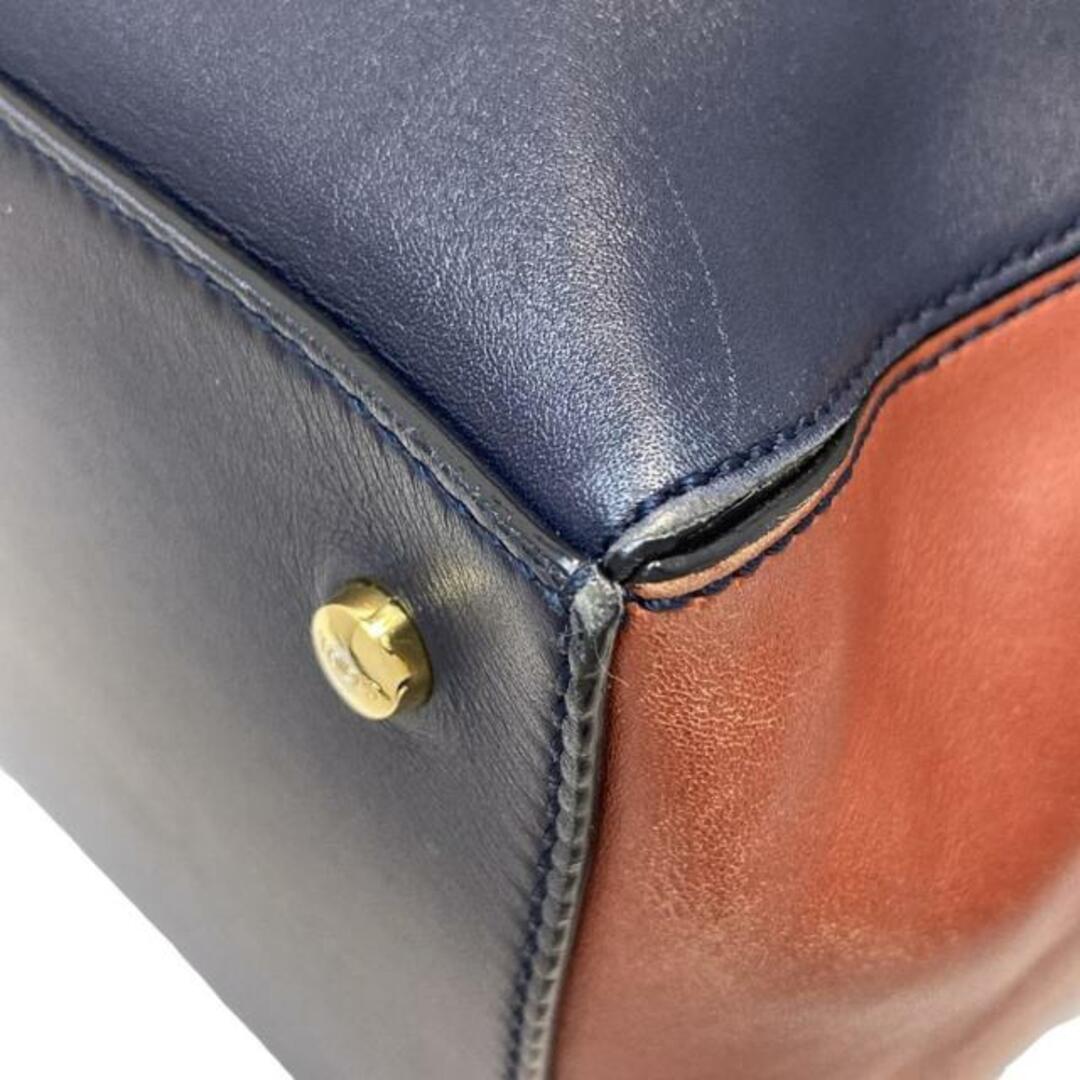TOD'S - TOD'S(トッズ) ハンドバッグ Dバッグ ネイビー×レッド TOD'S - TOD'S(トッズ) ハンドバッグ Dバッグ ネイビー×レッド