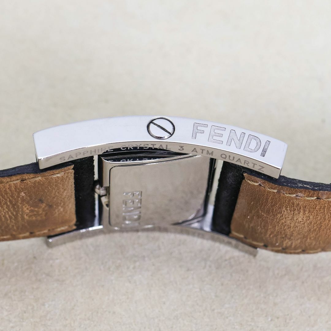 FENDI - 稼働 FENDI 腕時計 ターンフェイス 新品電池 ブレス FENDI - 稼働 FENDI 腕時計 ターンフェイス 新品電池 ブレス