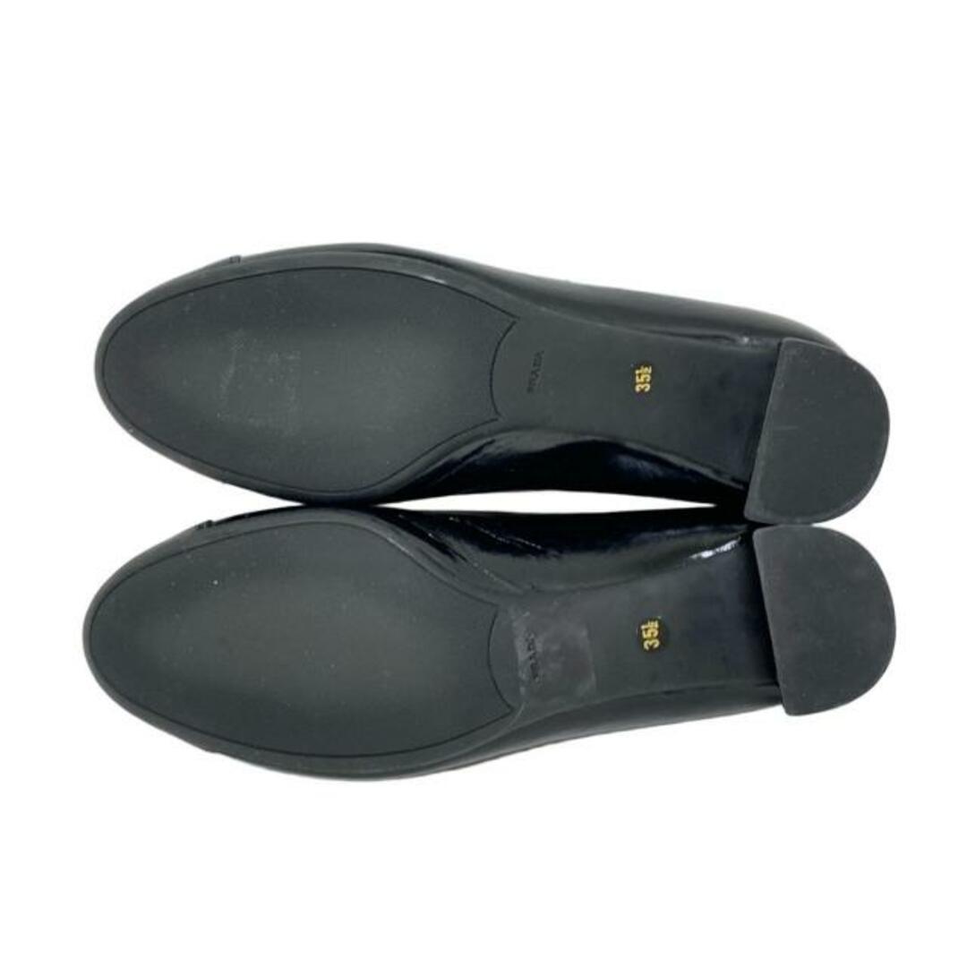 PRADA - PRADA(プラダ) パンプス 35 1/2 レディース - 黒 リボン PRADA - PRADA(プラダ) パンプス 35 1/2 レディース - 黒 リボン