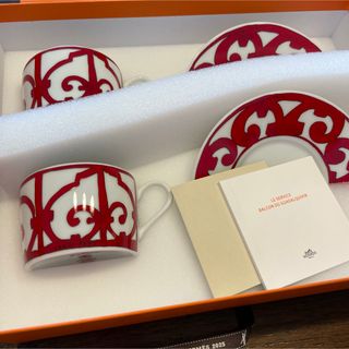 HERMES - エルメス 赤道直下のスケッチ タルトプレート ディナー HERMES - エルメス 赤道直下のスケッチ タルトプレート ディナー