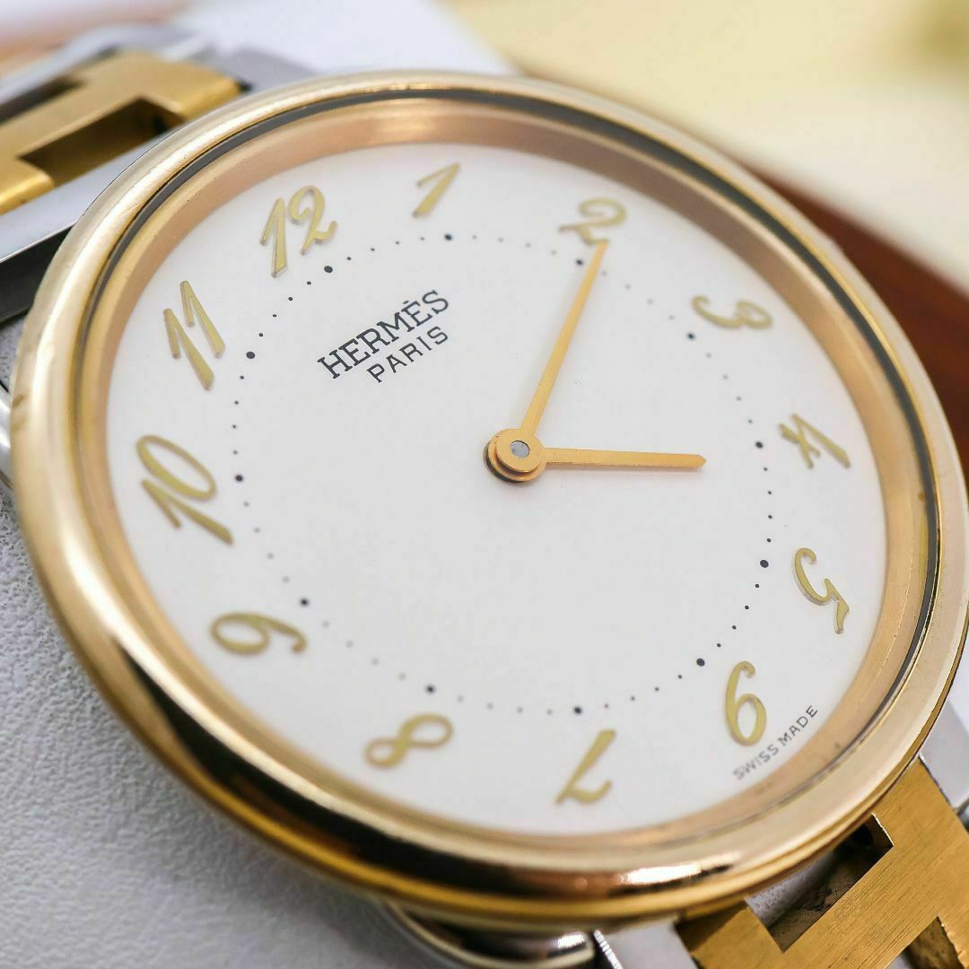 HERMES - 稼働 Hermes 腕時計 アルソー 新品電池 32mm ボーイズ HERMES - 稼働 Hermes 腕時計 アルソー 新品電池 32mm ボーイズ