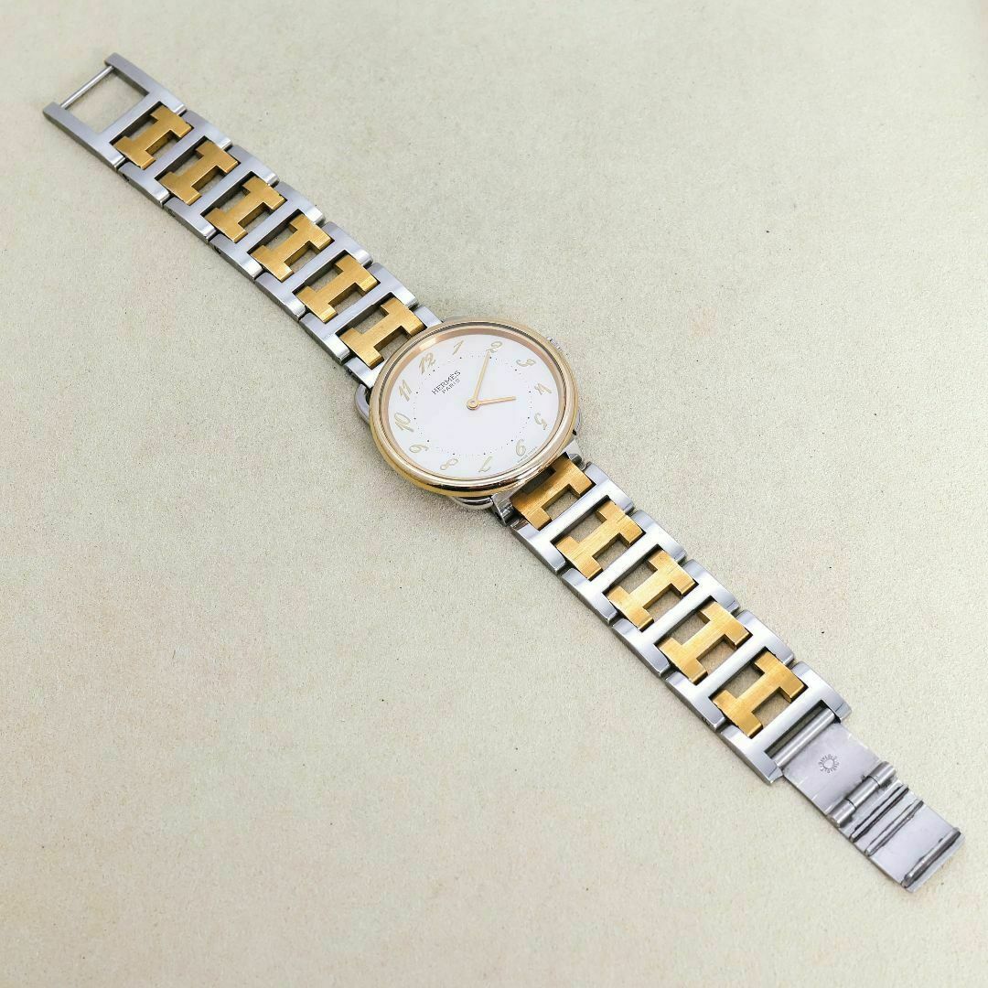 HERMES - 稼働 Hermes 腕時計 アルソー 新品電池 32mm ボーイズ HERMES - 稼働 Hermes 腕時計 アルソー 新品電池 32mm ボーイズ