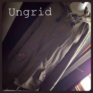 アングリッド(Ungrid)のビーズ刺繍ブルゾン♡M(ミリタリージャケット)