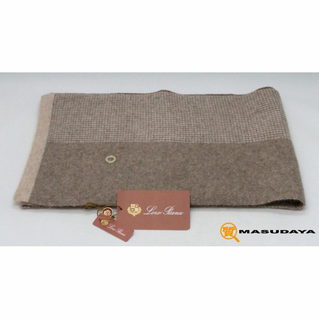 Loro Piana - ロロピアーナ リバーシブルカシミア100%マフラー Loro Piana - ロロピアーナ リバーシブルカシミア100%マフラー