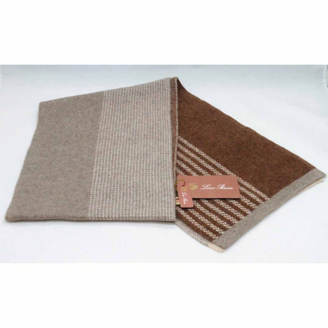 Loro Piana - ロロピアーナ リバーシブルカシミア100%マフラー Loro Piana - ロロピアーナ リバーシブルカシミア100%マフラー