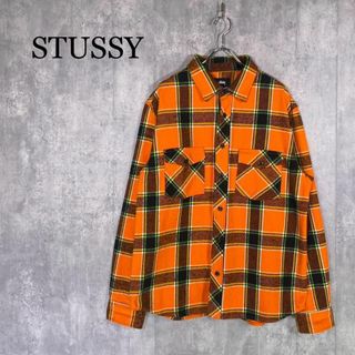 STUSSY - 『STUSSY』ステューシー (L) ヘビーウェイト チェック STUSSY - 『STUSSY』ステューシー (L) ヘビーウェイト チェック