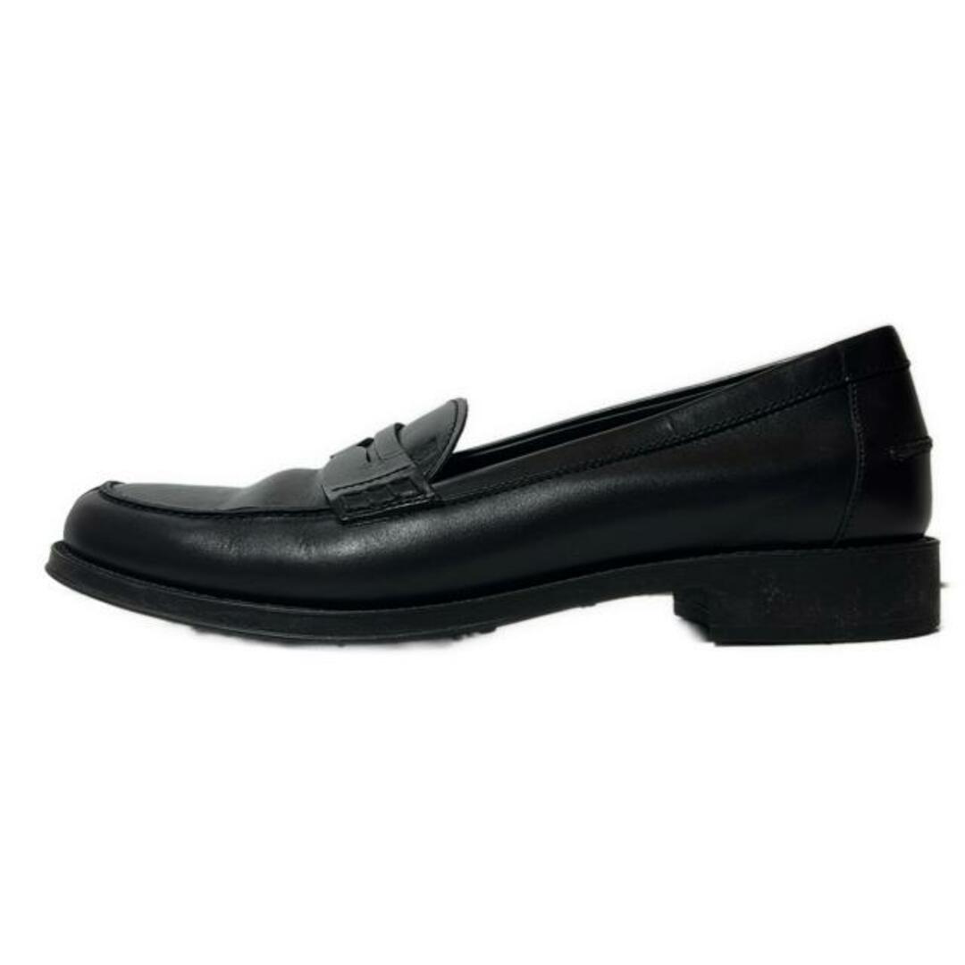 TOD'S - TOD'S(トッズ) ローファー 37 レディース - 黒 レザーの TOD'S - TOD'S(トッズ) ローファー 37 レディース - 黒 レザーの
