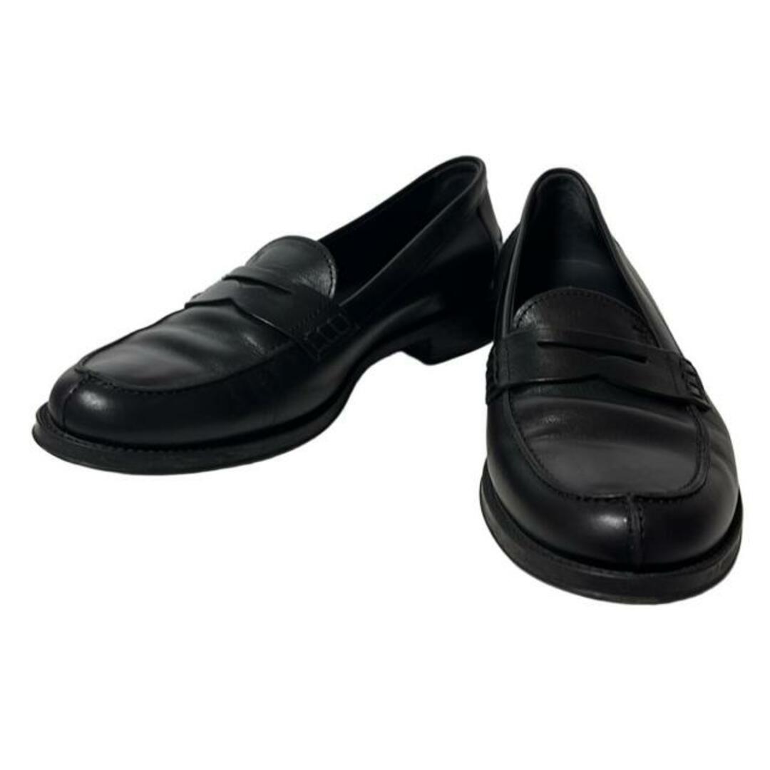 TOD'S - TOD'S(トッズ) ローファー 37 レディース - 黒 レザーの TOD'S - TOD'S(トッズ) ローファー 37 レディース - 黒 レザーの