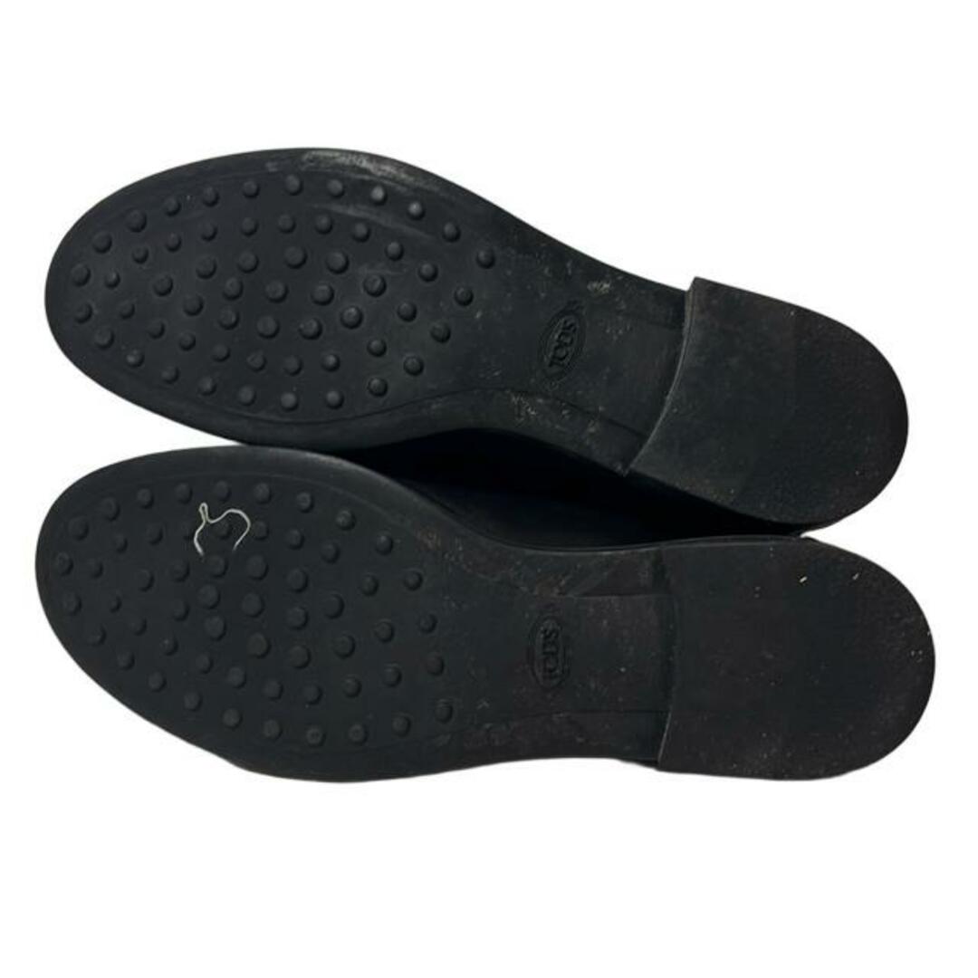 TOD'S - TOD'S(トッズ) ローファー 37 レディース - 黒 レザーの TOD'S - TOD'S(トッズ) ローファー 37 レディース - 黒 レザーの