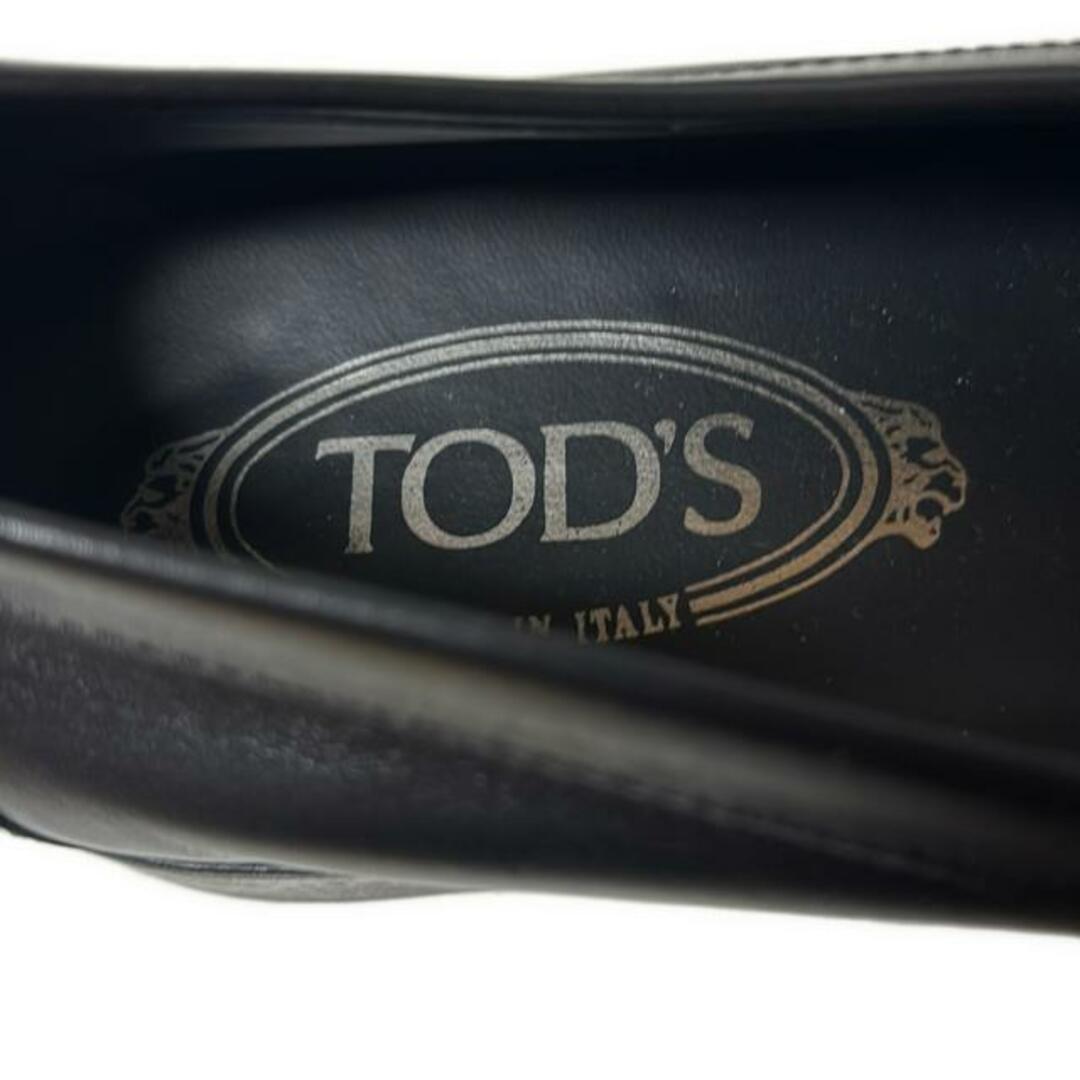 TOD'S - TOD'S(トッズ) ローファー 37 レディース - 黒 レザーの TOD'S - TOD'S(トッズ) ローファー 37 レディース - 黒 レザーの
