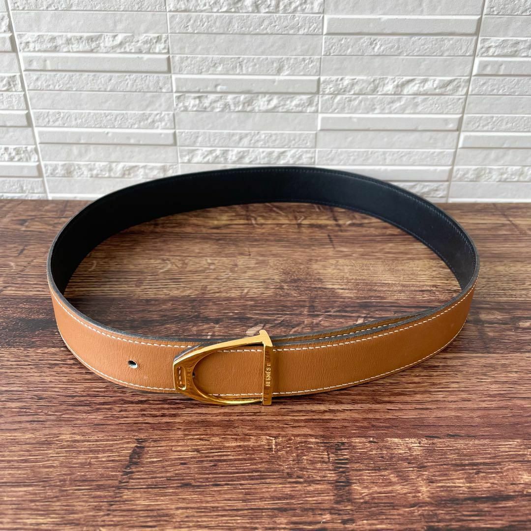 HERMES - 良品 エルメス エトリエ ベルト ゴールド金具 バックル HERMES - 良品 エルメス エトリエ ベルト ゴールド金具 バックル