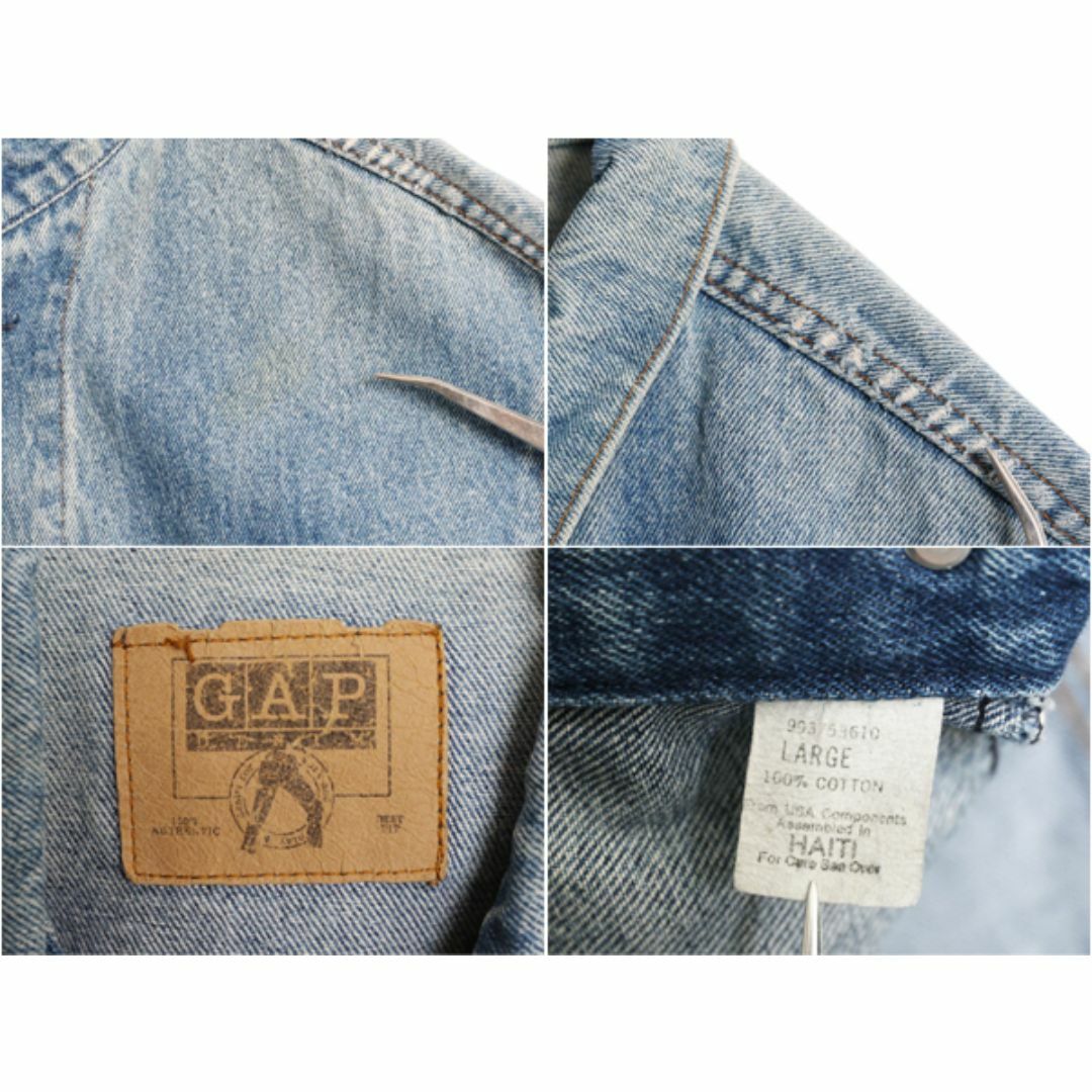 90s OLD GAP デニム ジャケット メンズ L / 90年代 オールド 90s OLD GAP デニム ジャケット メンズ L / 90年代 オールド