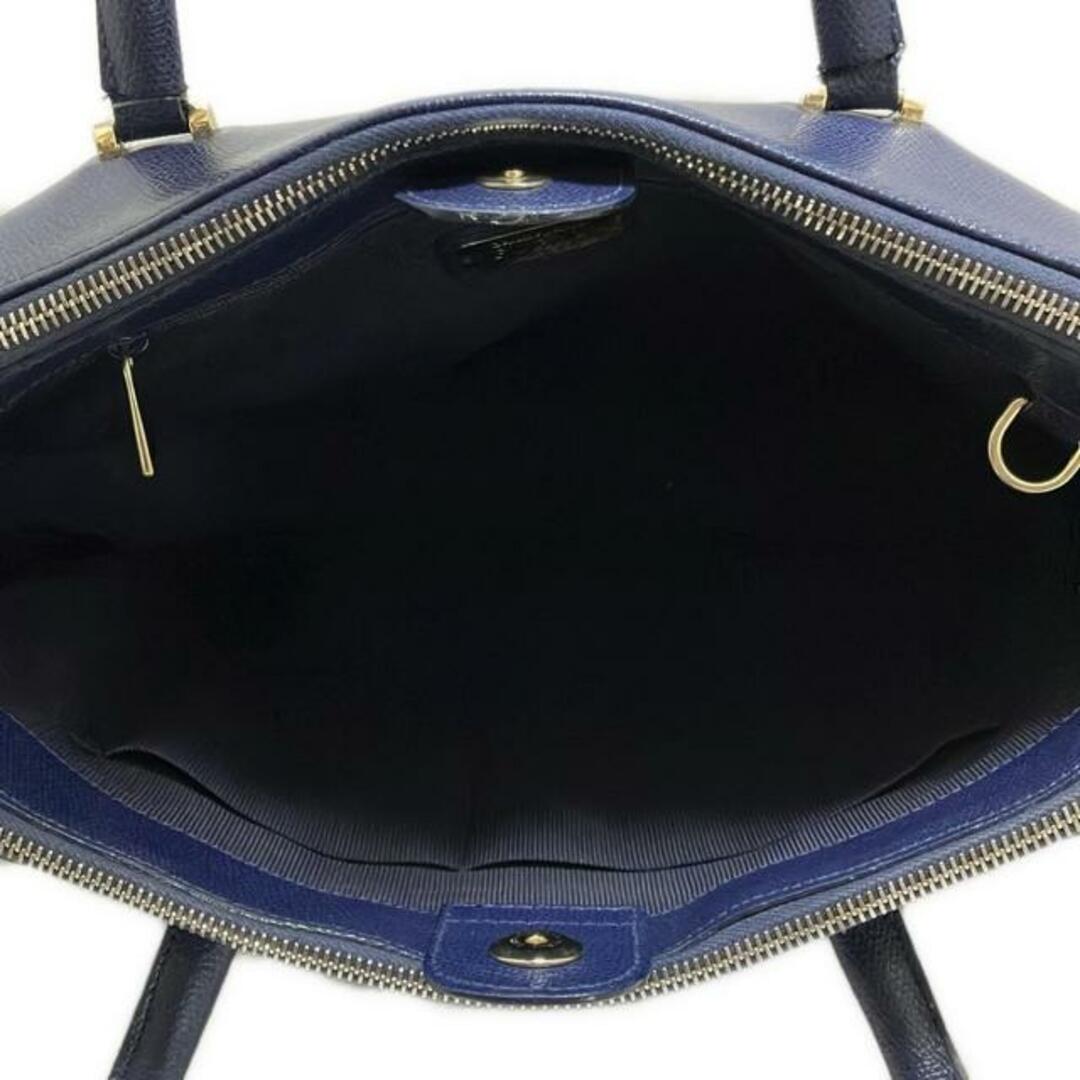 FURLA - FURLA(フルラ) トートバッグ - ネイビー レザーの通販 FURLA - FURLA(フルラ) トートバッグ - ネイビー レザーの通販