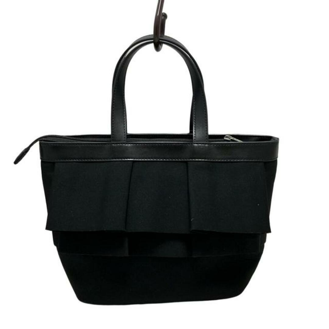 LANVIN SPORT(ランバンスポーツ) ハンドバッグ - 黒 フリル LANVIN SPORT(ランバンスポーツ) ハンドバッグ - 黒 フリル