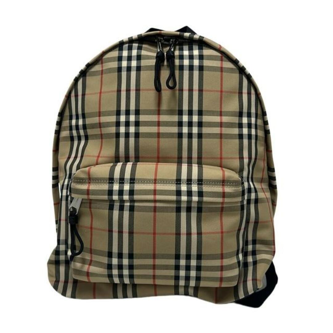 BURBERRY - Burberry(バーバリー) リュックサック - ベージュ×黒 BURBERRY - Burberry(バーバリー) リュックサック - ベージュ×黒