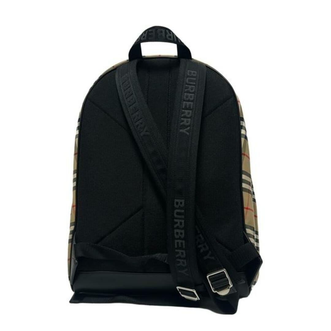 BURBERRY - Burberry(バーバリー) リュックサック - ベージュ×黒 BURBERRY - Burberry(バーバリー) リュックサック - ベージュ×黒
