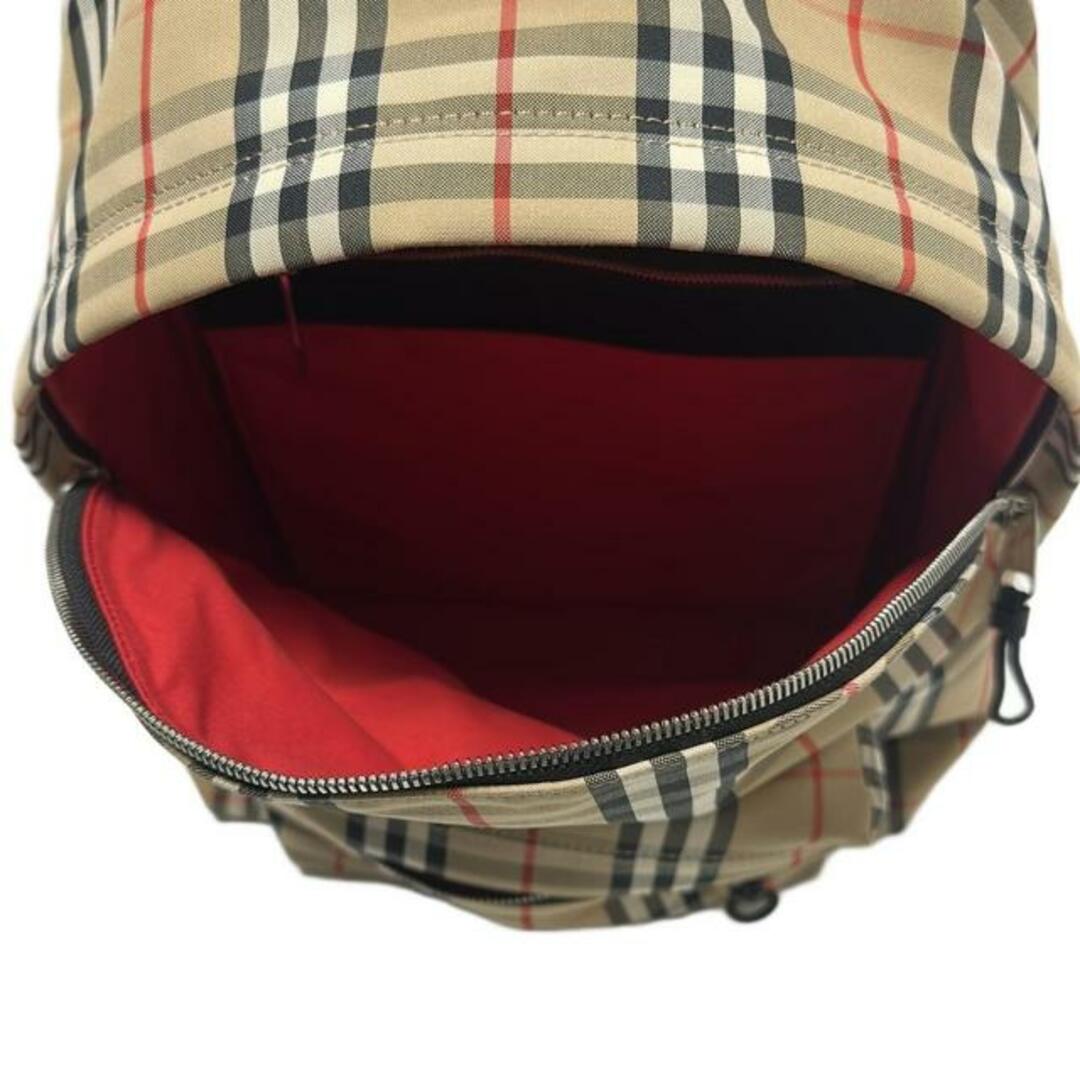 BURBERRY - Burberry(バーバリー) リュックサック - ベージュ×黒 BURBERRY - Burberry(バーバリー) リュックサック - ベージュ×黒