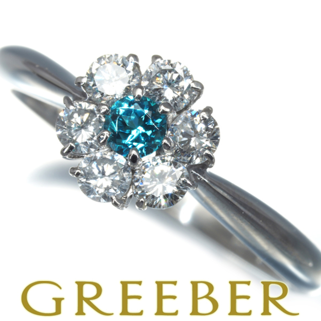 パライバトルマリン 0.11ct ダイヤ ダイヤモンド 0.42ct パライバトルマリン 0.11ct ダイヤ ダイヤモンド 0.42ct