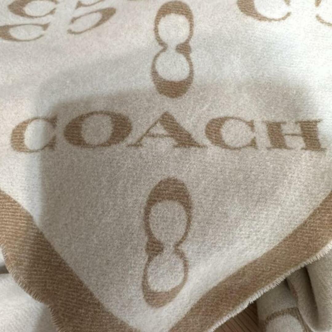 COACH - COACH(コーチ) ポンチョ レディース美品 - ライト COACH - COACH(コーチ) ポンチョ レディース美品 - ライト