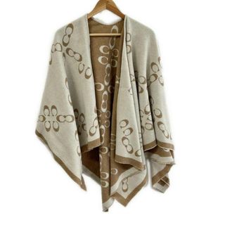 COACH - COACH(コーチ) ポンチョ レディース美品 - ライト COACH - COACH(コーチ) ポンチョ レディース美品 - ライト
