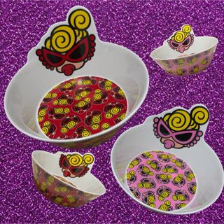 HYSTERIC MINI - ヒスミニ☆正規品☆新品☆ランチ4点セット☆赤 HYSTERIC MINI - ヒスミニ☆正規品☆新品☆ランチ4点セット☆赤
