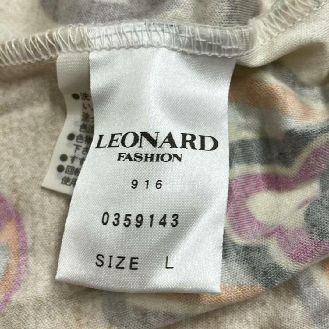LEONARD - LEONARD(レオナール) 半袖カットソー サイズL LEONARD - LEONARD(レオナール) 半袖カットソー サイズL