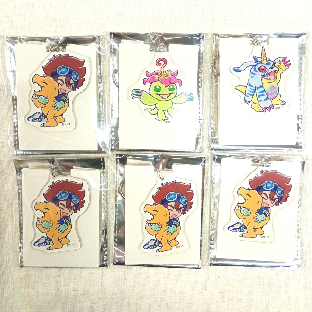 デジモンアドベンチャー アクリルスタンド 25周年 6点セット アクスタ エンタメ/ホビーのアニメグッズ(その他)の商品写真