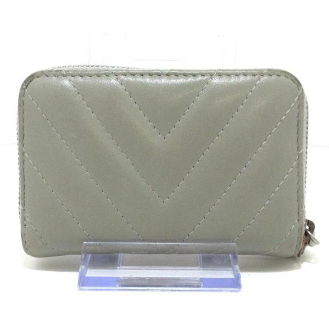 CHANEL - CHANEL(シャネル) コインケース - グレー ココマーク CHANEL - CHANEL(シャネル) コインケース - グレー ココマーク