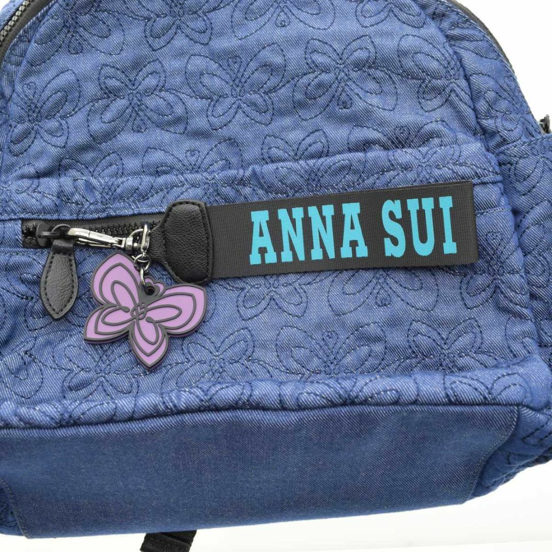 ANNA SUI - 【ANNASUI】バタフライキルトデニム リュックバック ANNA SUI - 【ANNASUI】バタフライキルトデニム リュックバック