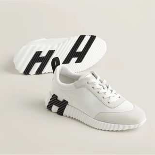 HERMES - HERMES(エルメス) デイ ホワイト白 カーフ ピンク HERMES - HERMES(エルメス) デイ ホワイト白 カーフ ピンク