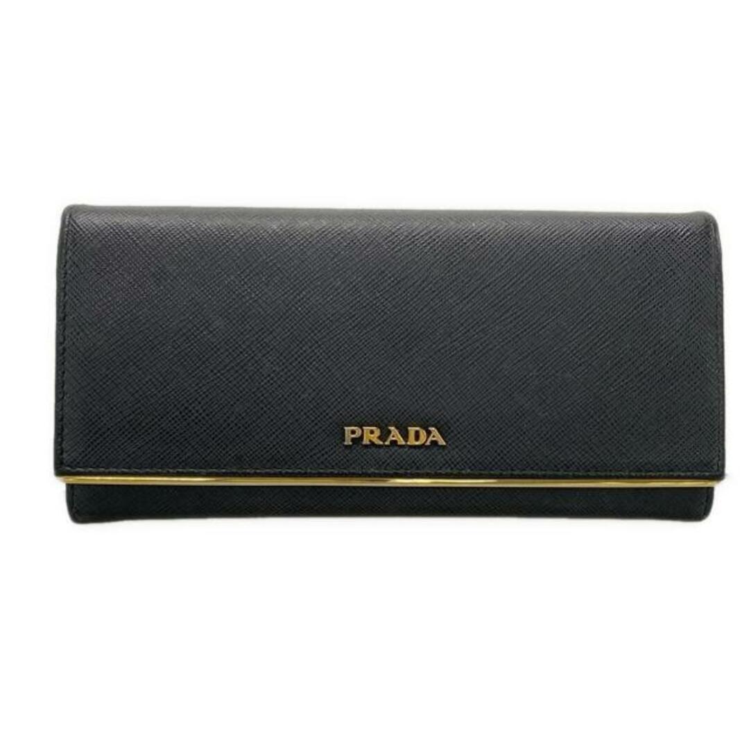 PRADA - PRADA(プラダ) 長財布 - 黒 レザーの通販 by ブラン PRADA - PRADA(プラダ) 長財布 - 黒 レザーの通販 by ブラン