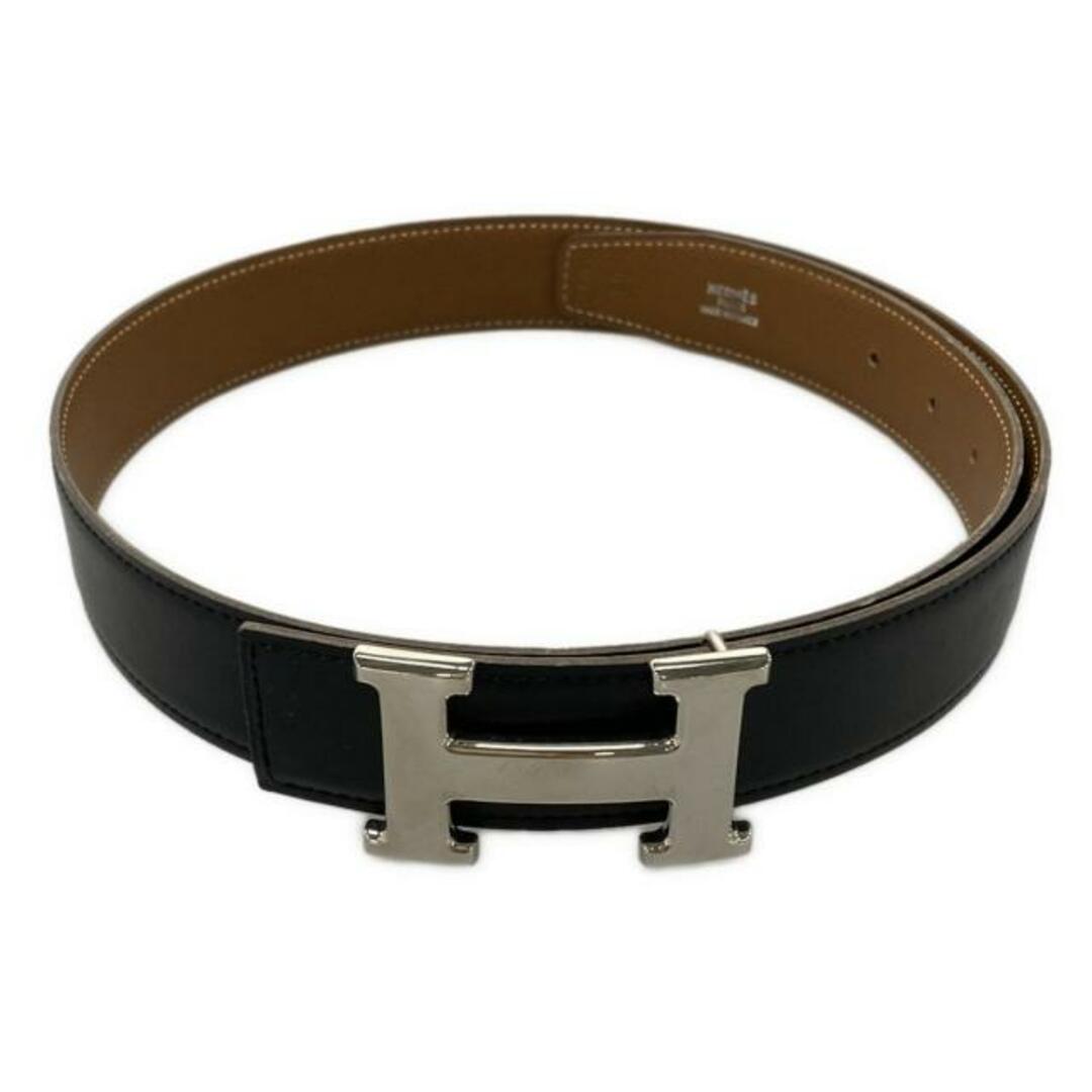 HERMES - HERMES(エルメス) ベルト 90 Hベルト 黒×ブラウン HERMES - HERMES(エルメス) ベルト 90 Hベルト 黒×ブラウン