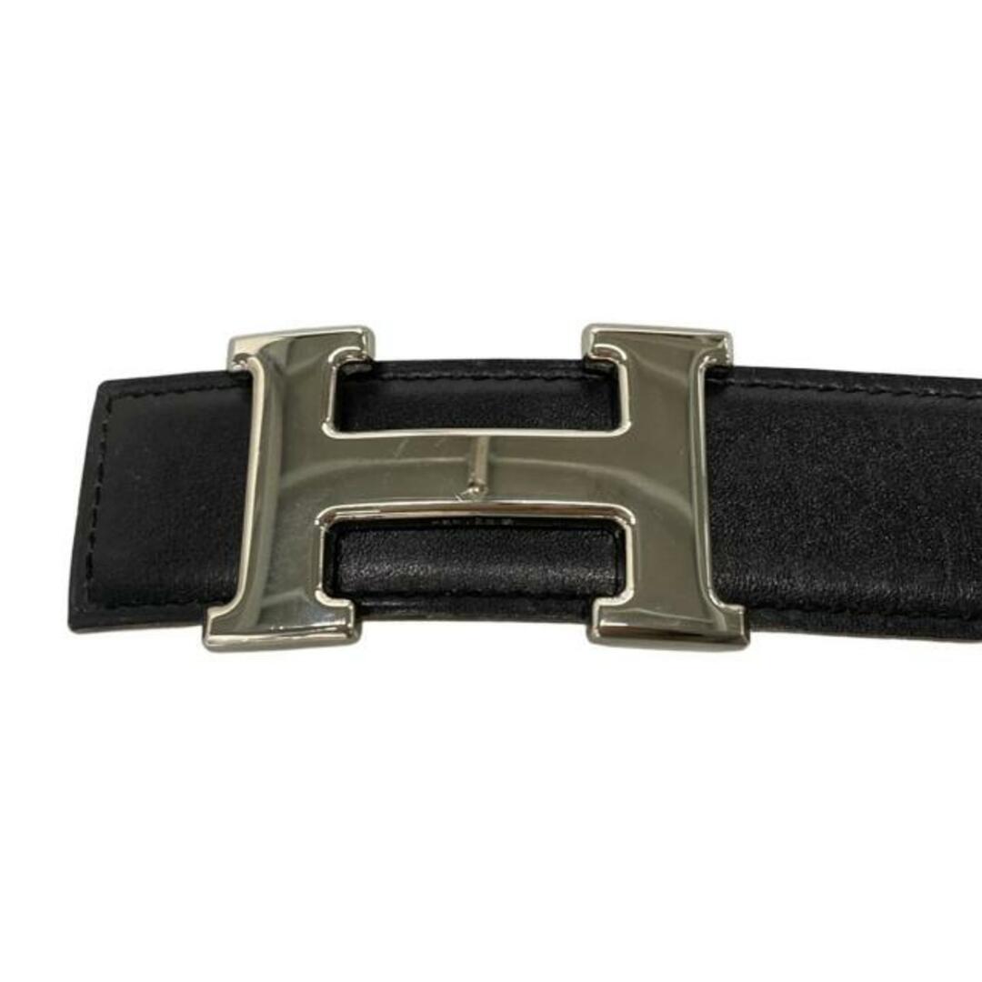 HERMES - HERMES(エルメス) ベルト 90 Hベルト 黒×ブラウン HERMES - HERMES(エルメス) ベルト 90 Hベルト 黒×ブラウン