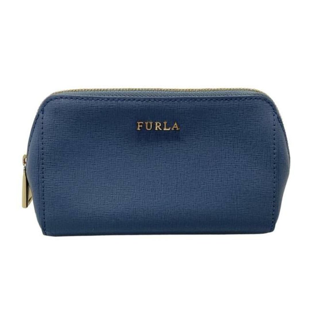 FURLA - FURLA(フルラ) ポーチ - ライトブルー レザーの通販 by FURLA - FURLA(フルラ) ポーチ - ライトブルー レザーの通販 by