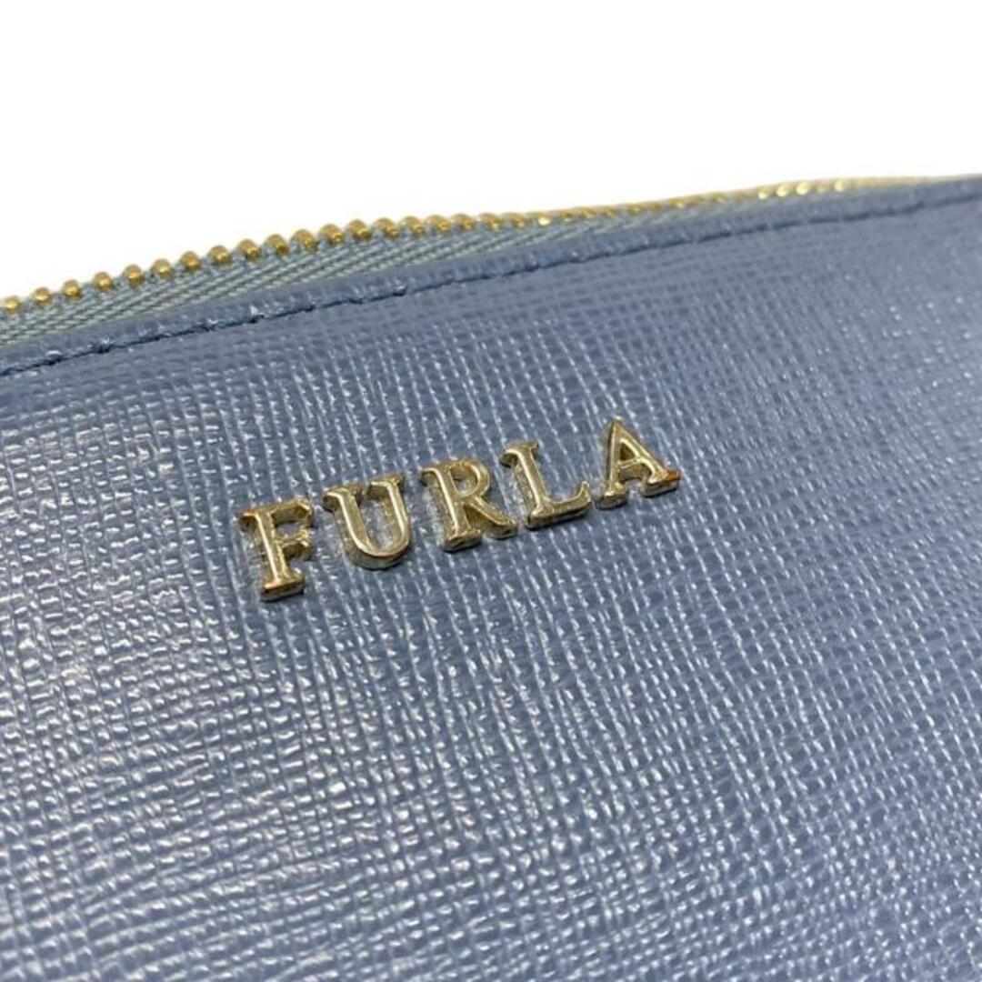 FURLA - FURLA(フルラ) ポーチ - ライトブルー レザーの通販 by FURLA - FURLA(フルラ) ポーチ - ライトブルー レザーの通販 by