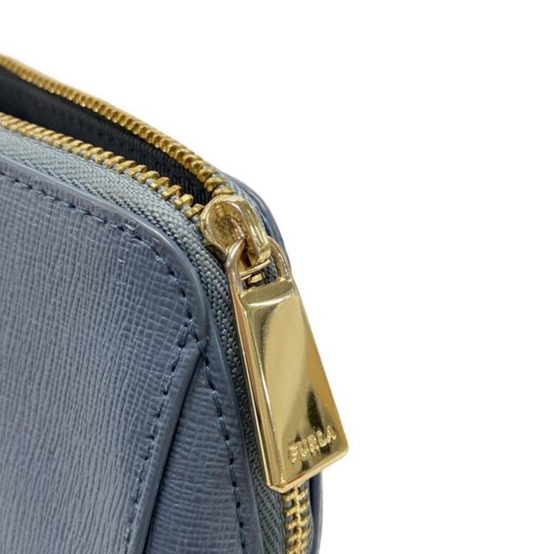FURLA - FURLA(フルラ) ポーチ - ライトブルー レザーの通販 by FURLA - FURLA(フルラ) ポーチ - ライトブルー レザーの通販 by