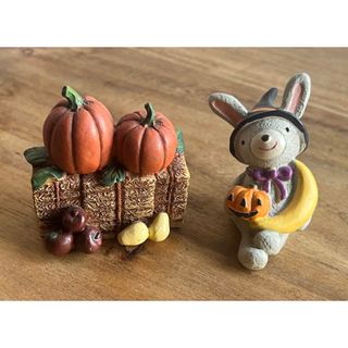 ハロウィンの置物(2つ)(置物)