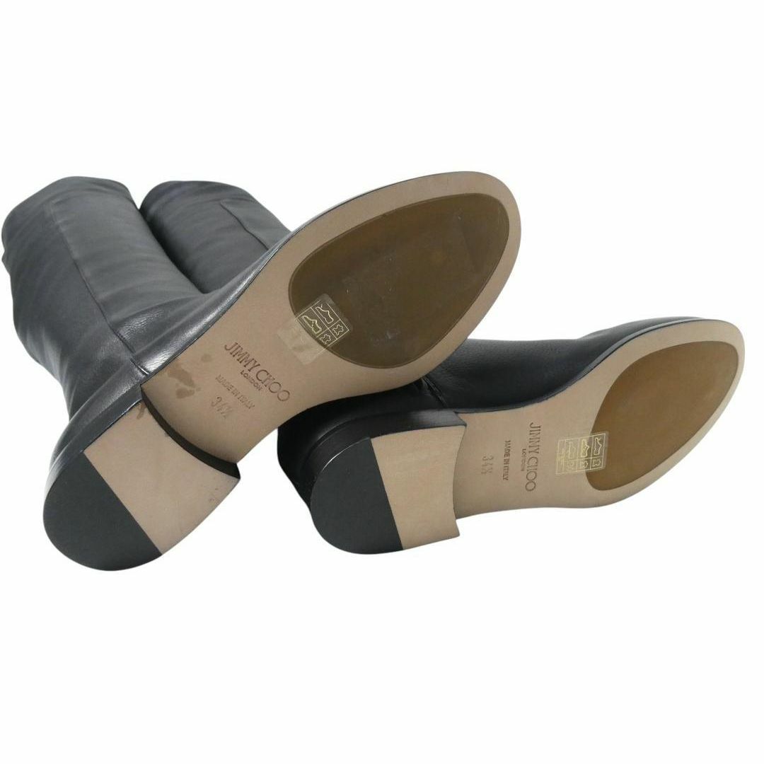 JIMMY CHOO - 極美品 ジミーチュウ レザー ラウンドトゥ JIMMY CHOO - 極美品 ジミーチュウ レザー ラウンドトゥ